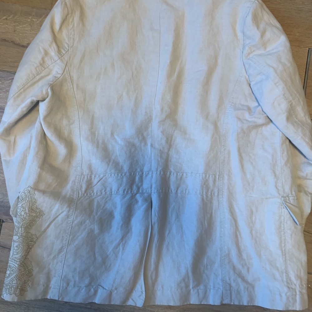 Marc Ecko Men's Tan Jacket with Embroidered Details - Picture 12 of 12